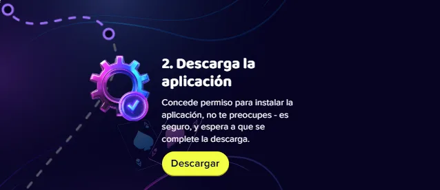 Segundo paso: conceder el permiso y esperar a que termine la descarga del archivo